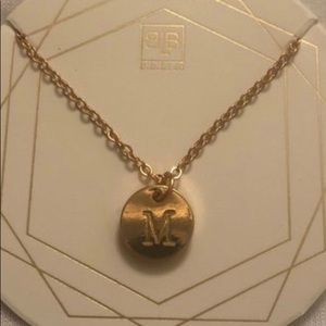 Letter M necklace